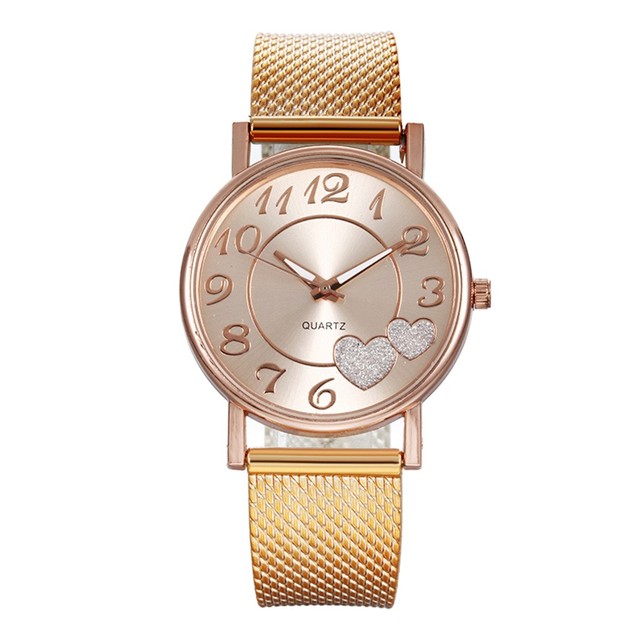 Latest Top Fashion Ladies Mesh Belt Watch Wild Lady Creative Fashion Gift Wrist Watch Bracelet Watches Women Watches Wrist