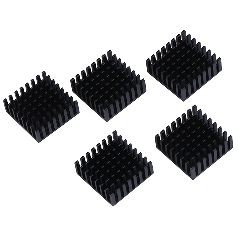 5PCS Computer Cooler Radiator Aluminum Heatsink Heat Sink for Electronic Chip Heat Dissipation Cooling Pads