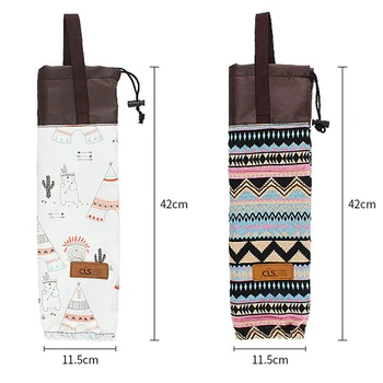 

Outdoor Disposable Paper Cup Storage Bag Portable Hanging Bag Waterproof Camping