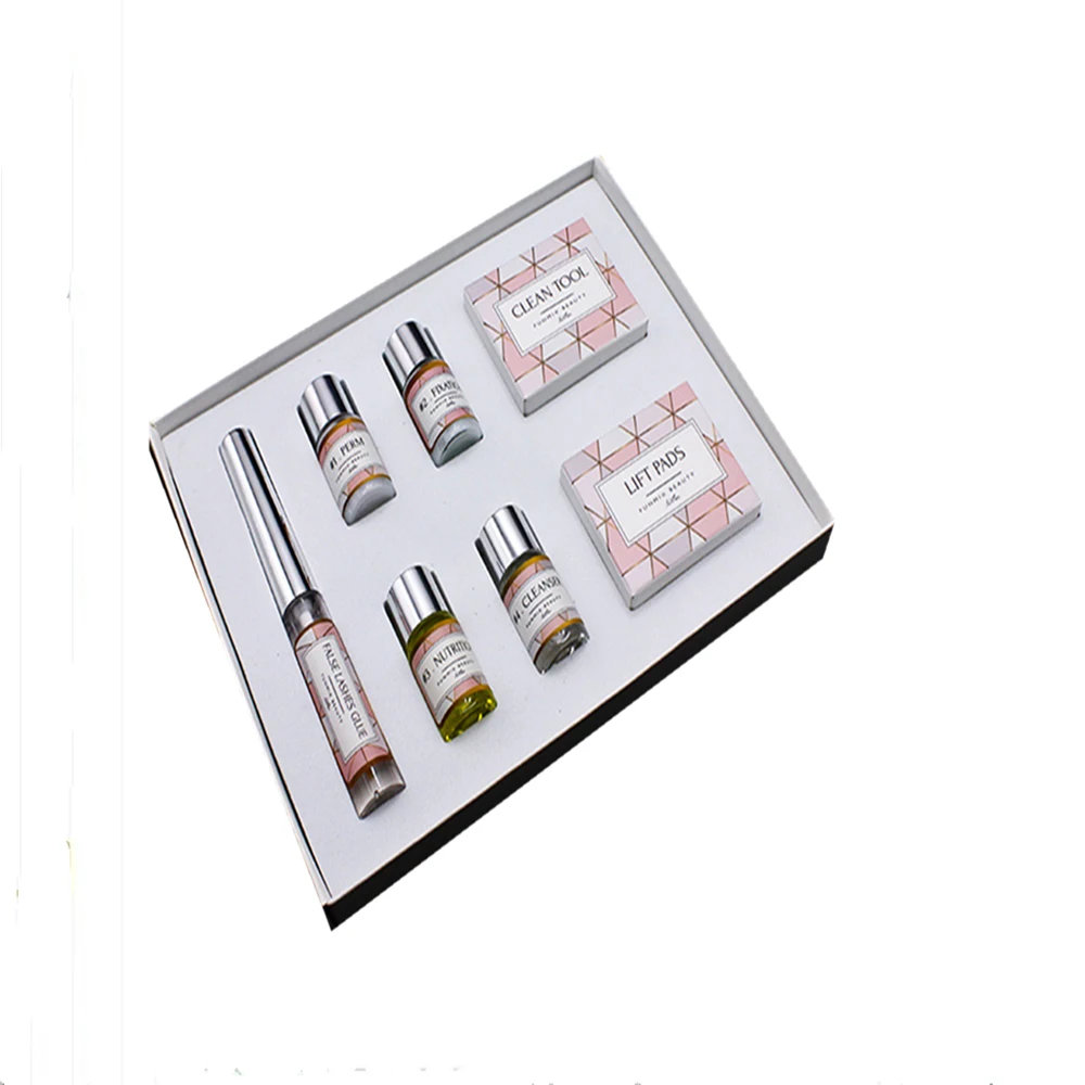 

Eye Lashes Cilia Lifting Extension Perm Set Mini Eyelash Perming Kit with Rods Glue Makeup Tools Funmix Lash Lift Set