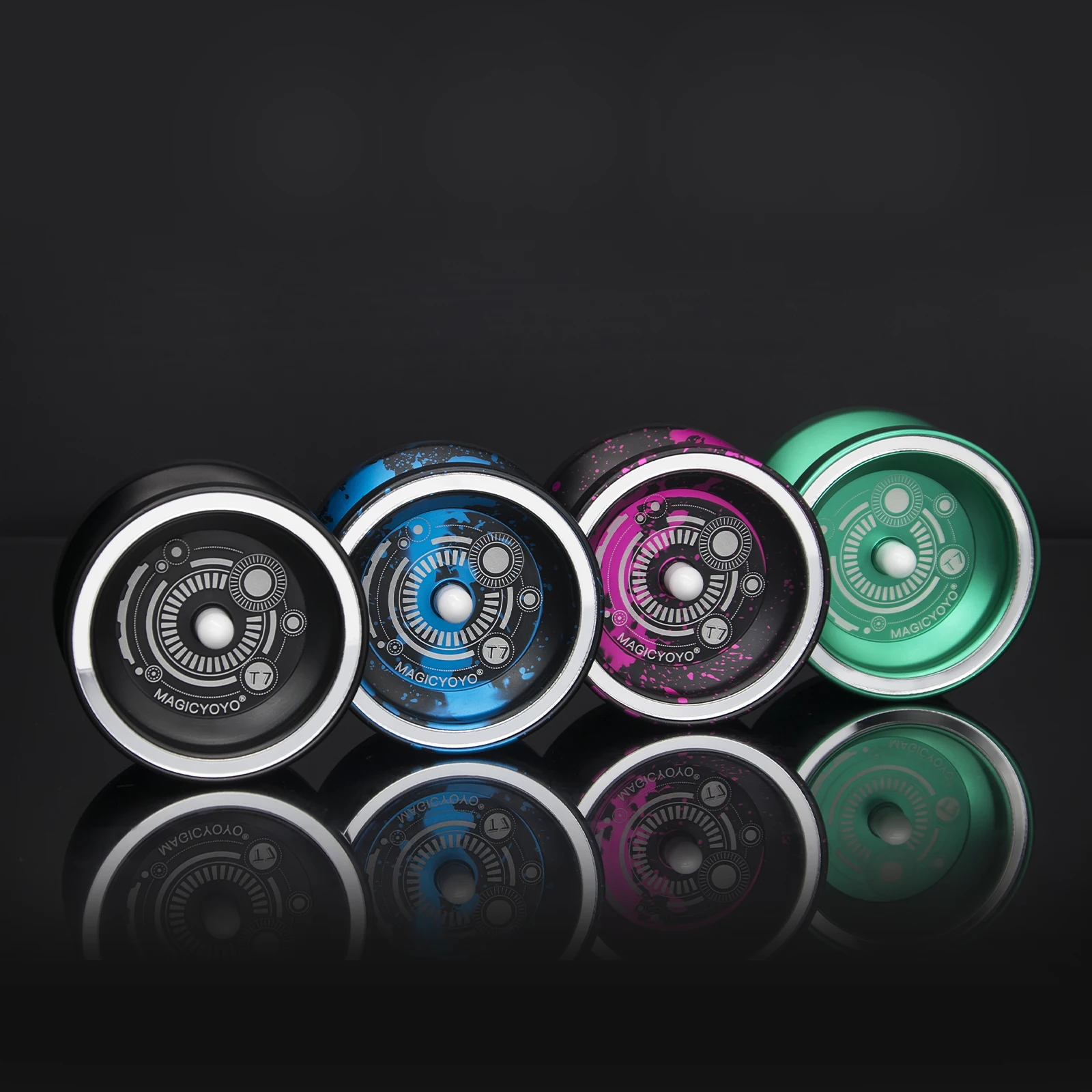 Yoyo Ball MagicYoyo T7/D3 Professional Responsive Yoyos Toys for Kids Beginner Yoyo with Narrow Bearing Steel Axle Aluminum Alloy/ABS Body