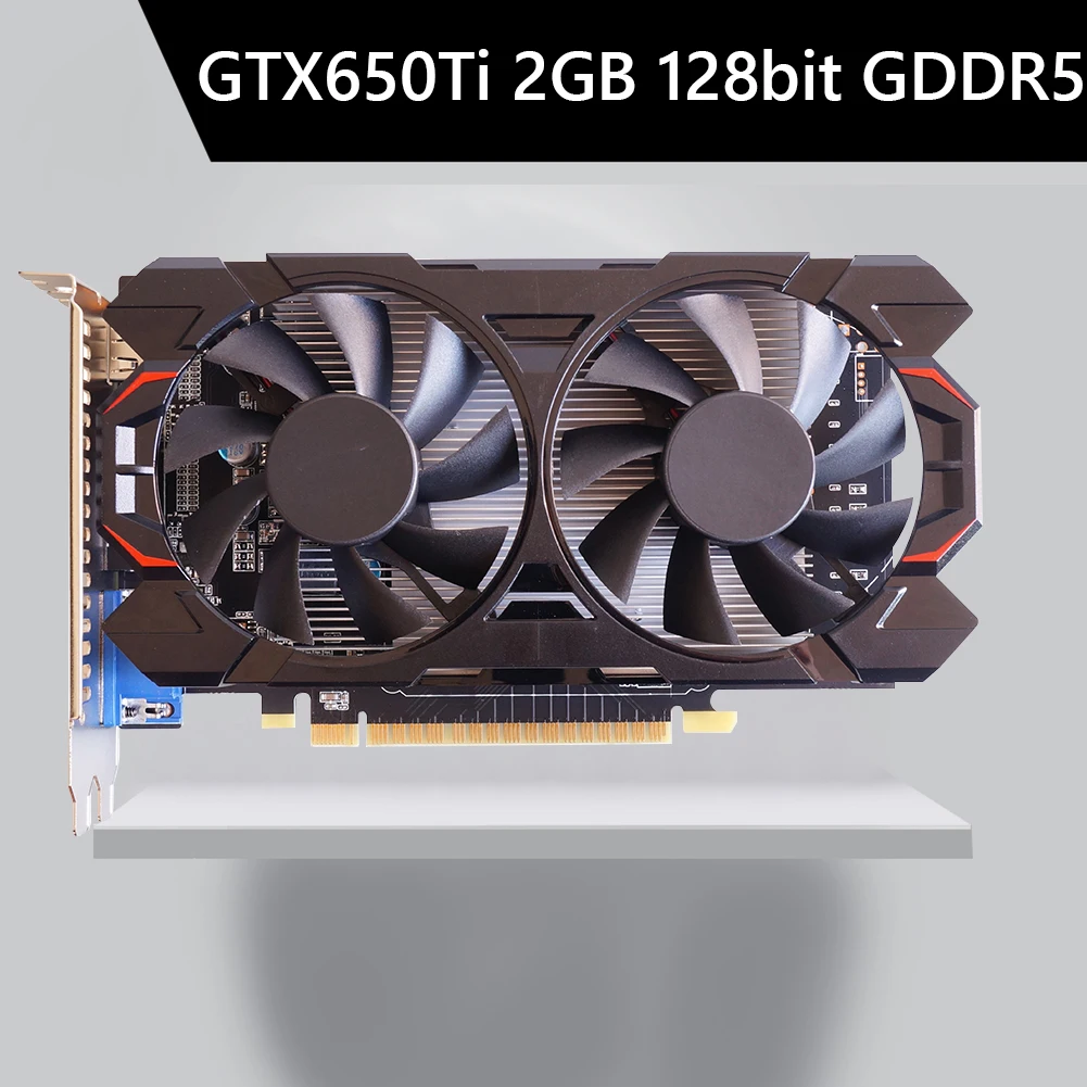 GTX650Ti 2/4G Graphic Card 128bit GDDR5 NVIDIA Low-Noise Desktop Computer  PCI-Express 2.0 HDMI-Compatible Gaming Video Cards 