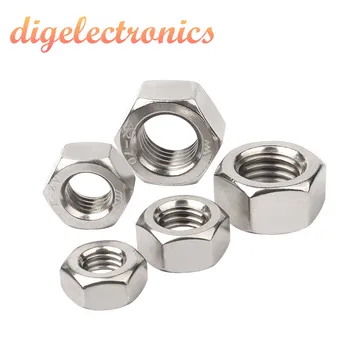 

50/100 pcs/lot Stainless Steel M3 Nut for Hex Nut RC Model Toy Robot Arm Accessories