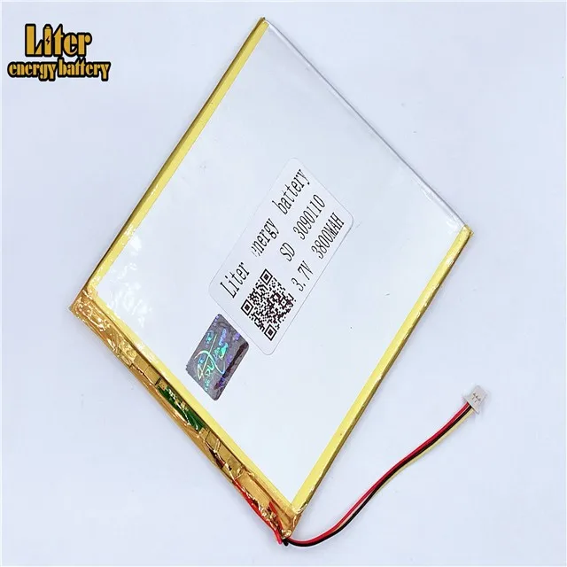 Разъем 1,0-3 P Lipo Tablet PC 3,7 V 3090110 3800mah литий-полимерный аккумулятор литий-полимерные батареи