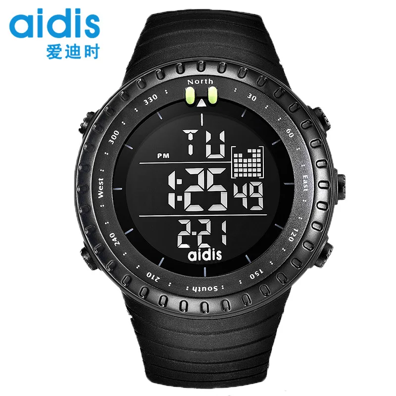 

ADDIES Mens Fashion Brand FashionLuminous Waterproof Multi-function Sports Wristwatch Explosion Models Digital Relogio Masculino