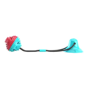 

Suction cup nibbling molar tooth leaker Gnawing ball Sucker dog toy TPR 360 degree all around Dog toy Dog toothbrush