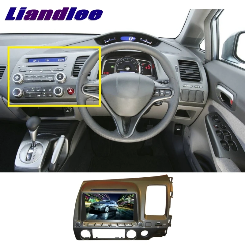 Excellent For Honda Civic Right Hand Drive 2006~2011 LiisLee Car Multimedia TV DVD GPS Audio Hi-Fi Radio Original Style Navigation 1 Excellent For Honda Civic Right Hand Drive 2006~2011 LiisLee Car Multimedia TV DVD GPS Audio Hi-Fi Radio Original Style Navigation 1