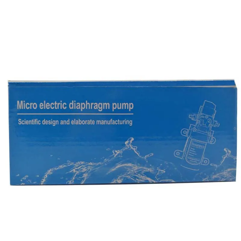 Прочный DC 12 V 5L/min сельскохозяйственный Электрический водяной насос черный