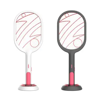 

New 3000V Electric Insect Racket Swatter Zapper USB 1200mAh Rechargeable Mosquito Swatter Kill Fly Bug Zapper Killer Trap