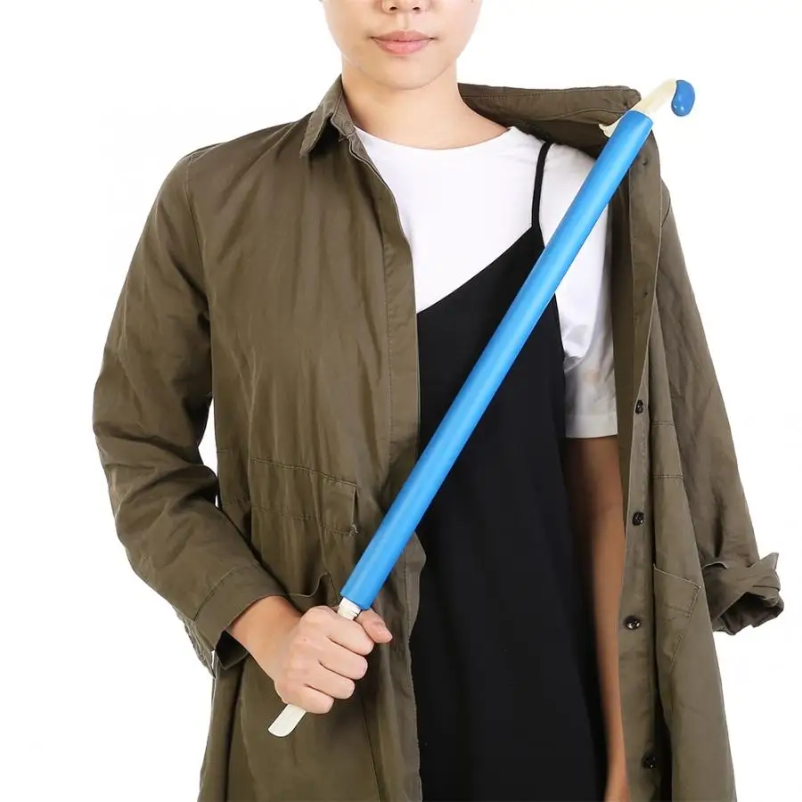 

Disability Dressing Aid Easy Put On Off Long Handle Stick Shoe Horn Cloth Dressing Aid Stick Mobility Disability Braces Supports