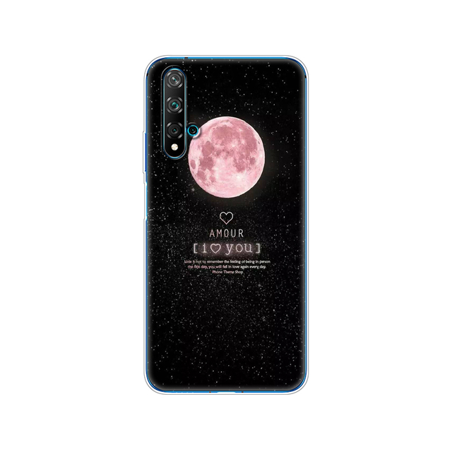 For Huawei Nova 5T Case Soft TPU Back Silicon Phone Cover For Nova5T 5 T YAL-L21 6.26'' Fundas Coque Bumper Skin shockproof
