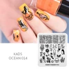 Nail Art Stamp Plate Ocean Pattern Design Stamping Template Jellyfish Turtles Crabs Dolphins Image Stencil Plate For DIY Design 2