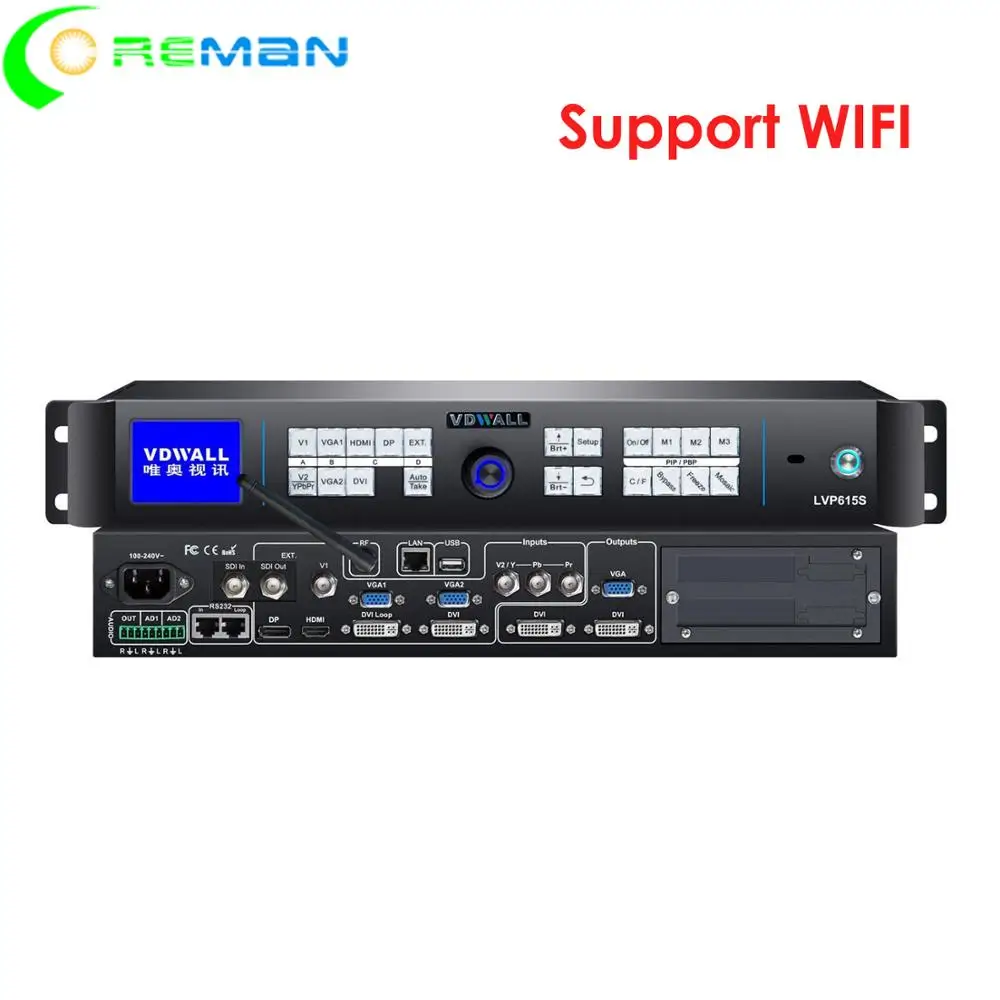 Светодиодный видеопроцессор lvp615S настенный с поддержкой Wi Fi HDMI DVI СИД вход VDWALL для