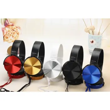 

MDR-XB450 Gaming Headphones Game Headset Soft Earmuffs Noise Canceling Earphone with Mic for Sony Phone Laptop PC