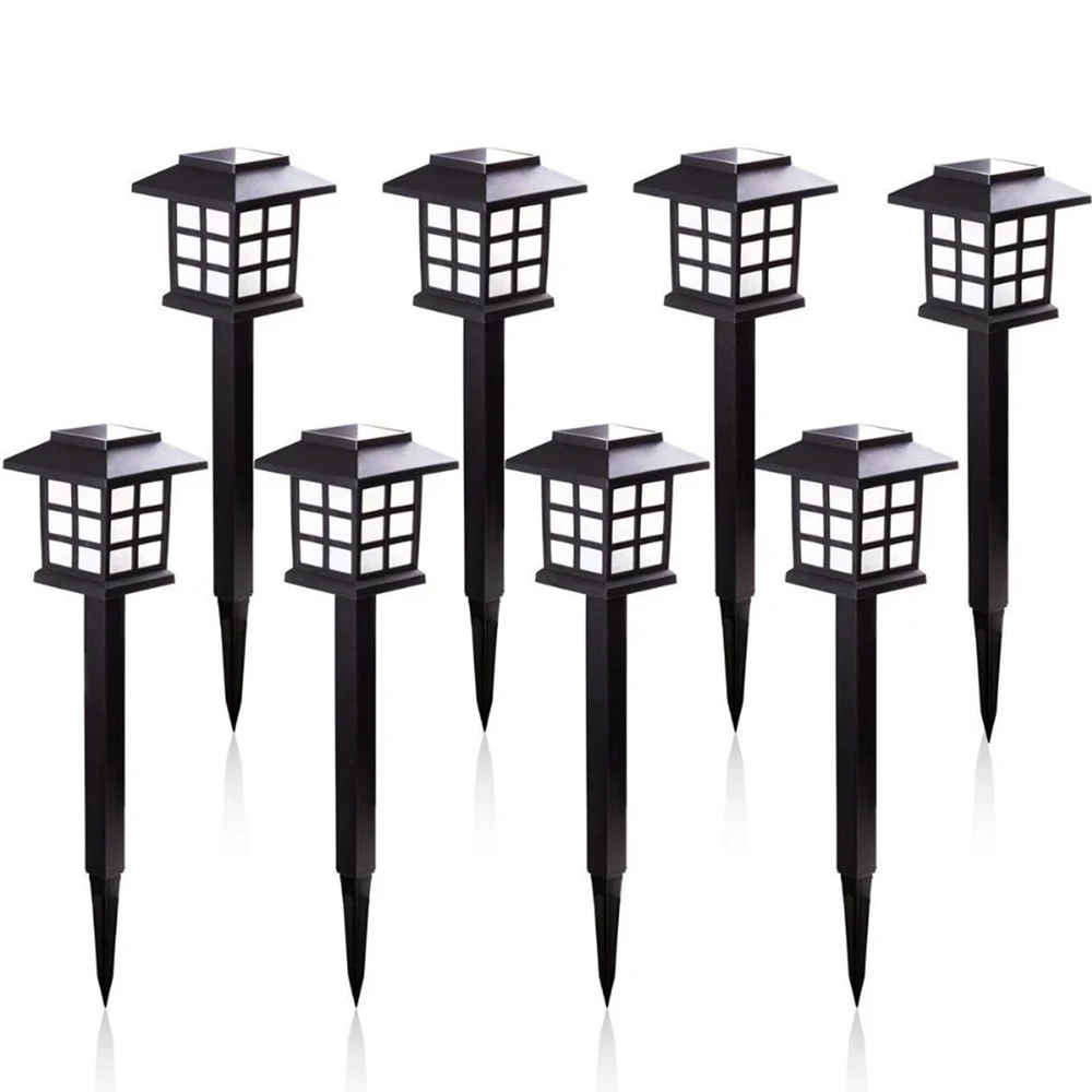 2 4 6 8pcs LED Solar Pathway Lights Waterproof Solar Lawn Lamps Outdoor Garden Landscape Path Yard Patio Walkway Light Dropship 1