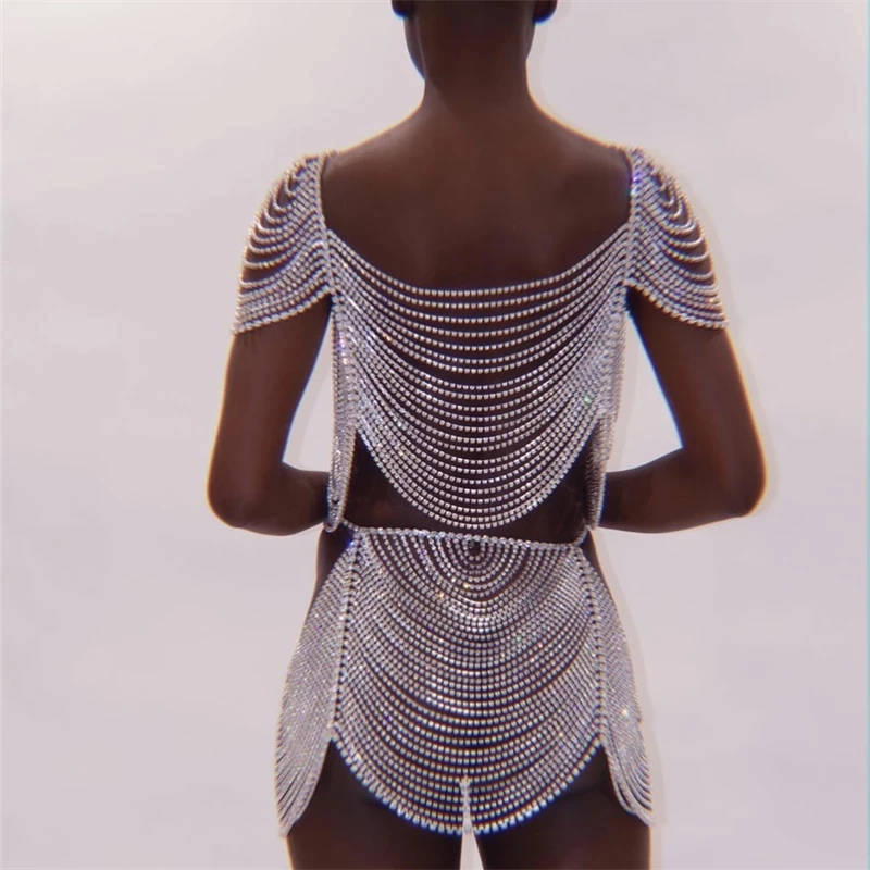 Роскошное нижнее белье цепочка на плечо и платье тело бюстгальтер подтяжки
