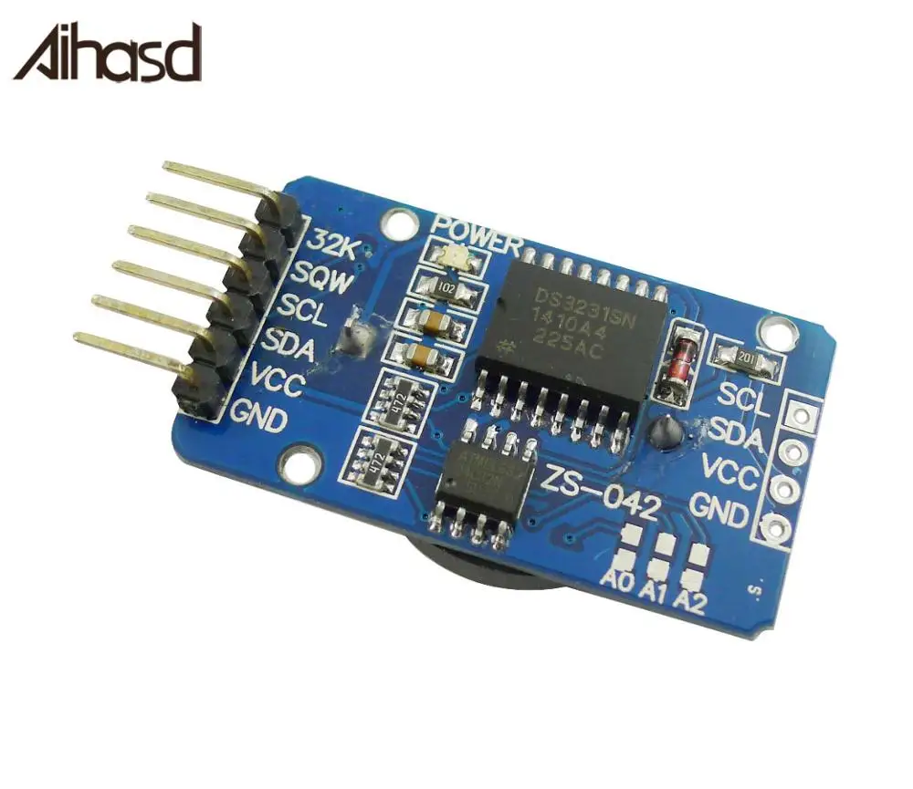 DS3231 RTC AT24C32 IIC точный тактовый модуль хранения для Arduino | Электронные компоненты и