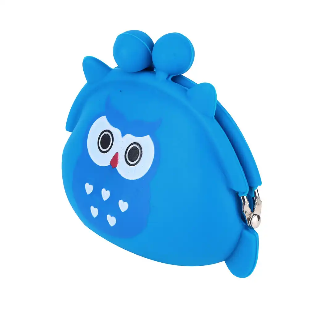 2020 new purse card holder women owl silicone jelly wallet