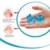 2шт Синий Мягкий Силиконовый Гель Toe Separator Relief Hallux Valgus Pain Bunion Spacers Thumb Corrector Foot Massage Care Tool H075