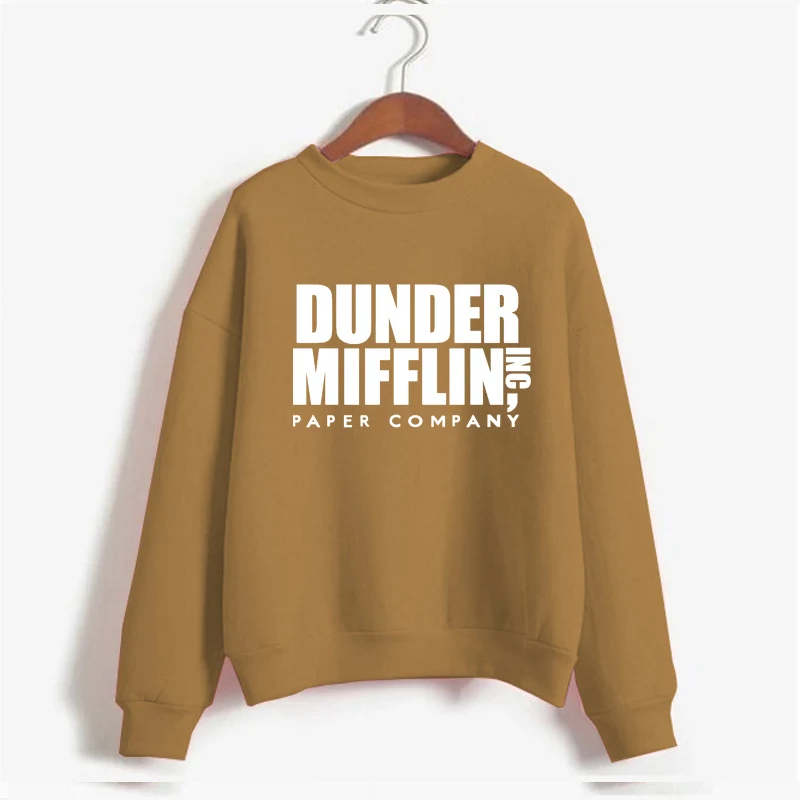 Толстовка Топы офис ТВ Толстовка для мужчин и женщин dulder Mifflin inc. paper Company Wernham Hogg tv Show Майкл Скотт Спейс - Цвет: 7