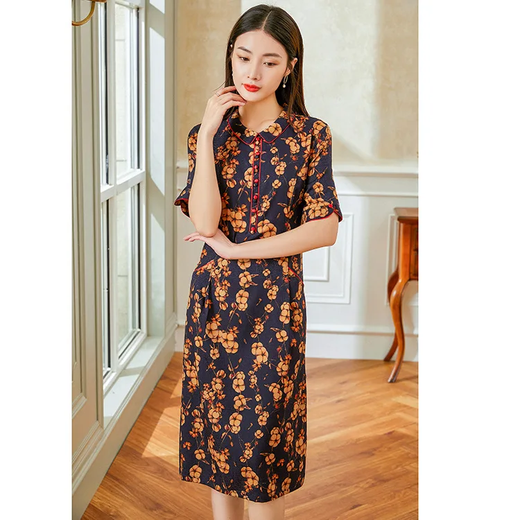 plus size silk dress