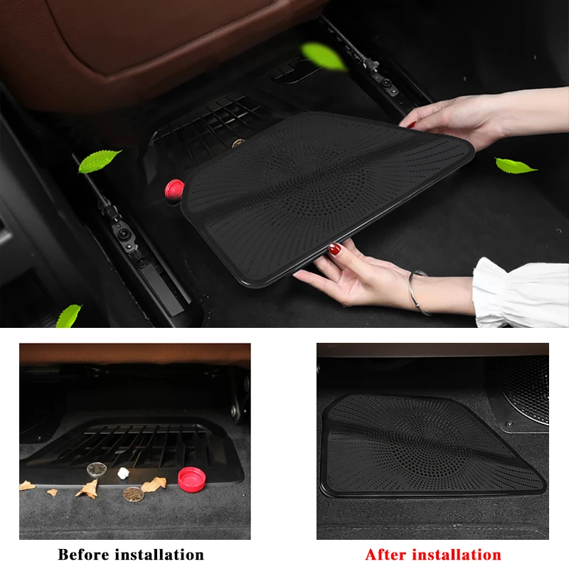 Черное сиденье воздуха на выходе наклейки вентиляционные решетки для G11 G12