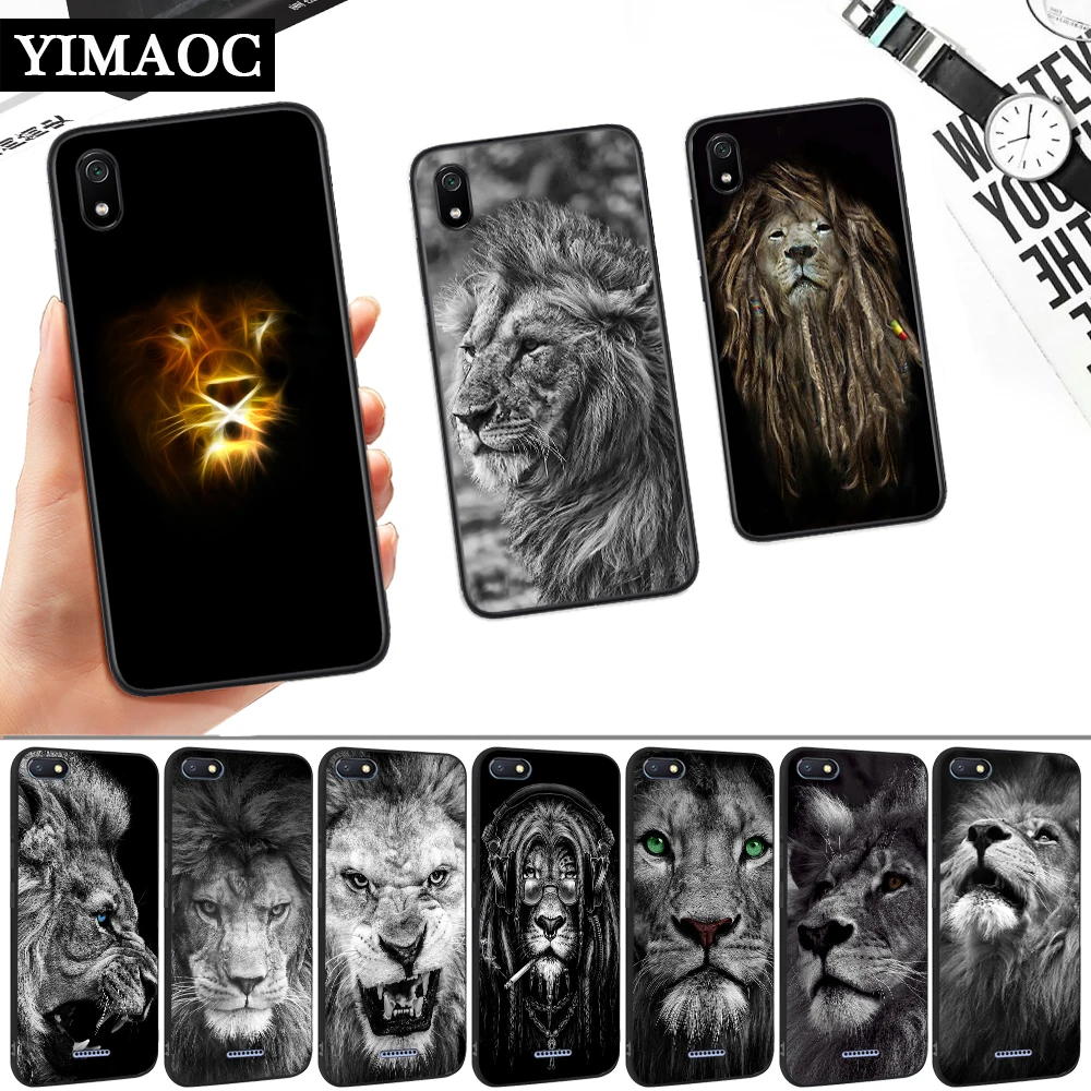 New Fashion Lion Design Silicone Soft Case for Redmi 4A 4X 5 Plus 5A 6 Pro 6A 7 7A S2 Go K20 Note Prime 8 |