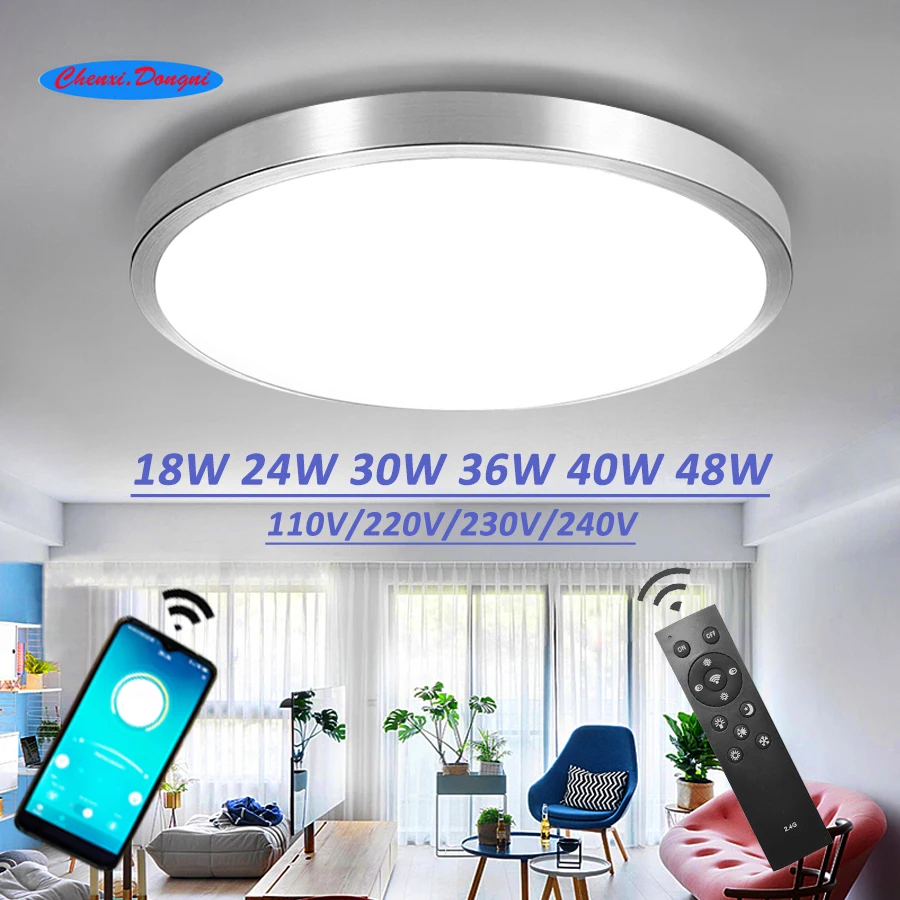 Потолочный светодиодный светильник 18/24/30/36/40/48 Вт AC 110 В/220 В|ceiling led|modern bedroomliving room lamp