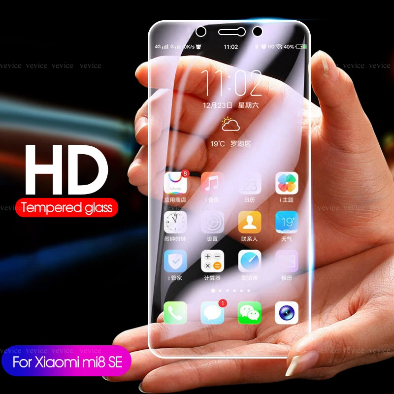 Ультратонкое закаленное стекло для Xiao mi CC9E 5X A2 x2 s 8 9 Защитная пленка экрана Xiaomi Redmi