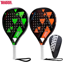 Teloon Padel Теннисная ракетка пляжные ракетки из углеродного волокна весло Теннисная ракетка, мяч овергрип EVA Face для женщин и мужчин крикет летучая мышь ракетки Teloon Padel Теннисная ракетка пляжные ракетки из углеродного волокна весло Теннисная ракетка, мяч овергрип EVA Face для женщин и мужчин крикет летучая мышь ракетки