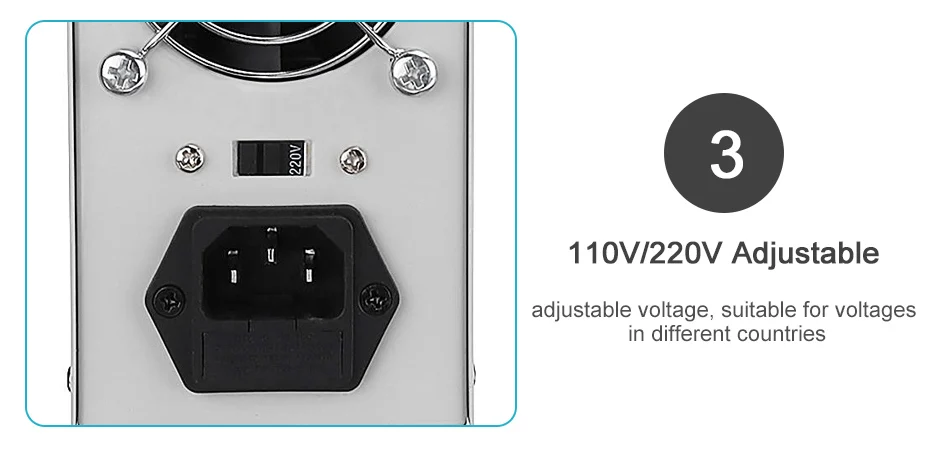 4 dígitos display ajustável mini laboratório comutação