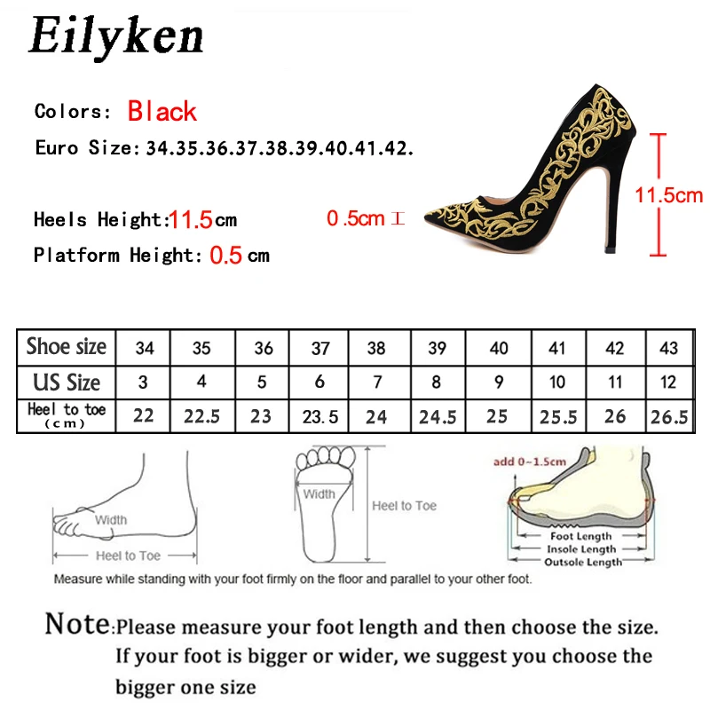Eilyken/ дизайн; женские туфли-лодочки с вышивкой; модная обувь; Свадебные вечерние туфли-лодочки с острым носком на высоком каблуке; женские босоножки