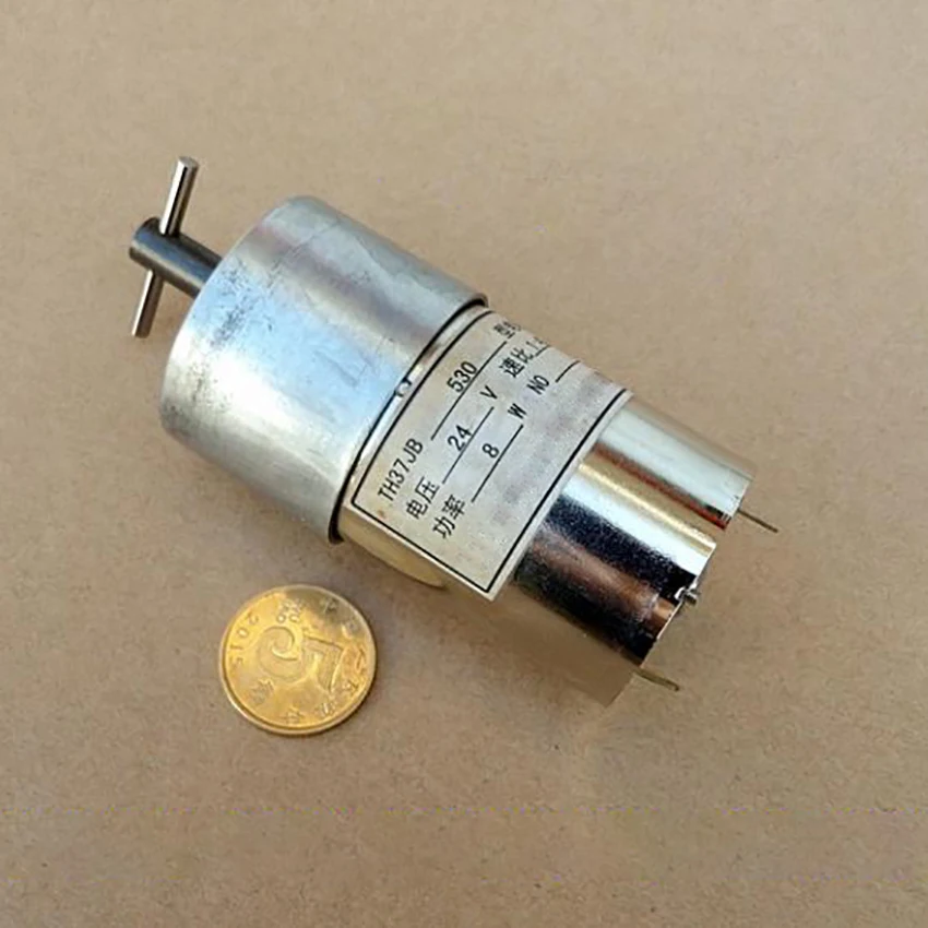 Все стальные шестерни микро мотор DC24V 138 об/мин 38MA шестерни ed мотор большое снижение крутящего момента соотношение 1:43 электрическое оборудование