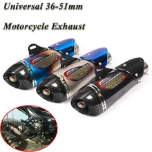 אוניברסלי אופנוע יושימורה פליטת צינור בריחה שונה 51mm צעיף DB רוצח מדבקה עבור R3 Z900 GSX750R K8 R6 טרקטורונים CBR500R(China)