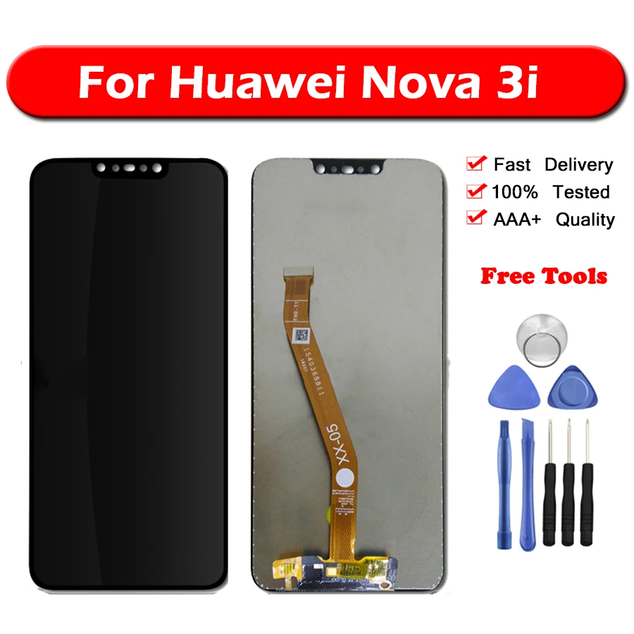 

For Huawei Nova 3i LCD Display INE-LX1 INE-L21 Nova 3i Touch Screen For Huawei P Smart Plus LCD Screen with Frame Replacement