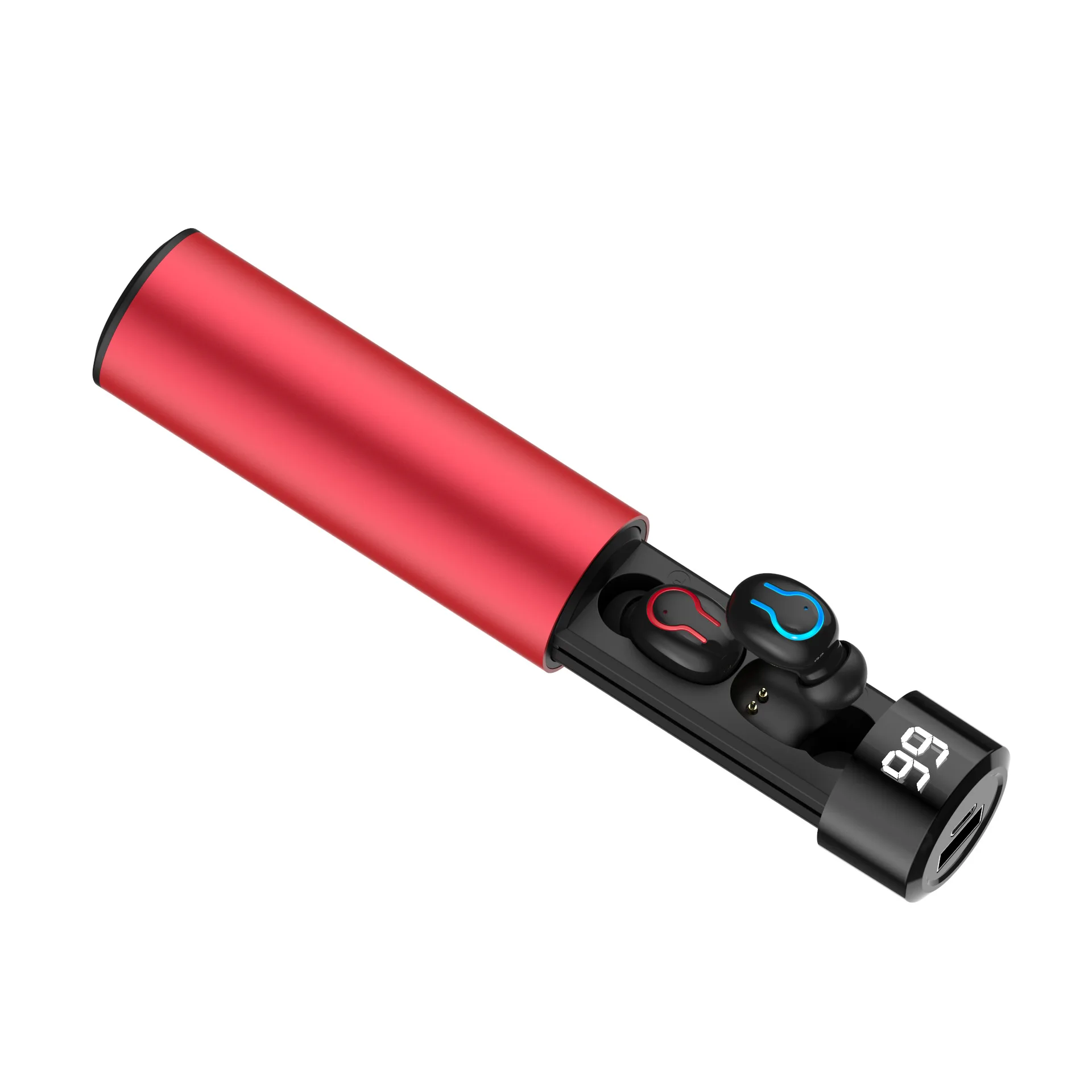 Q67 TWS беспроводной наушник личный модуль с цифровым дисплеем Выдвижная bluetooth-гарнитура 5,0 Автоматическое Сопряжение с мобильным питанием Q32