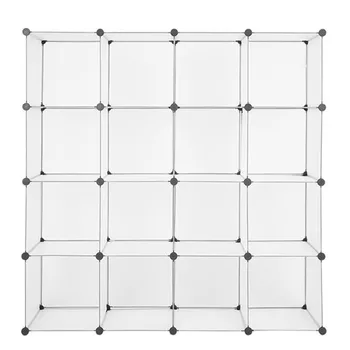 

Cube Storage 16-Cube Book Shelf Storage Shelves Closet Organizer Shelf Cubes Organizer Bookcase