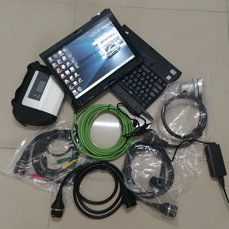 

V09.2019 Software HHTwin for MB STar C4 SD C4 installed well on Used laptop X200T tablet 4G touch Screen WIn7 32bits for program