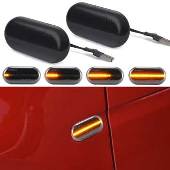 

2pcs Sequential Flowing LED Marker Light Fender Turn Signal Lamp 12V Car Tuning For Smart Fortwo Coupe Hatchback Cabriolet
