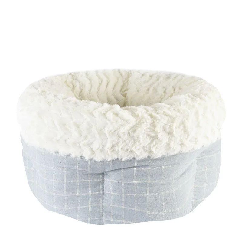 Удобная Лежанка для домашних животных 45*24 см моющийся плюшевый домик супермягкий