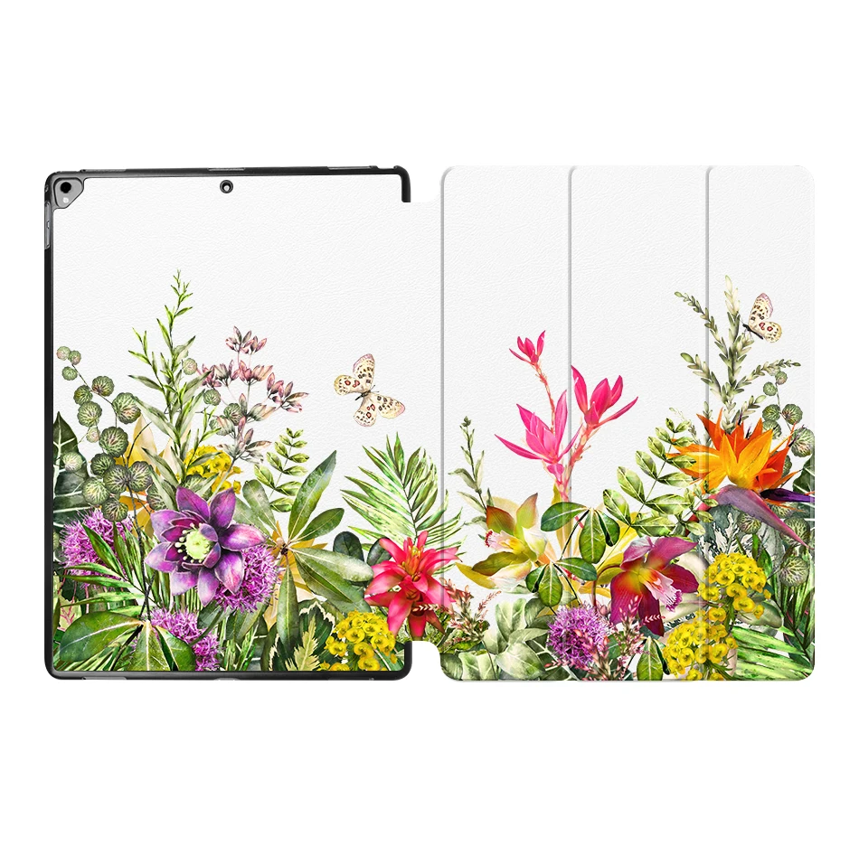 MTT цветок из искусственной кожи чехол для Apple iPad Pro 12,9 дюймов Магнитный Флип Стенд смарт-чехол A1584/A1652 A1670/A1671 - Цвет: IP09