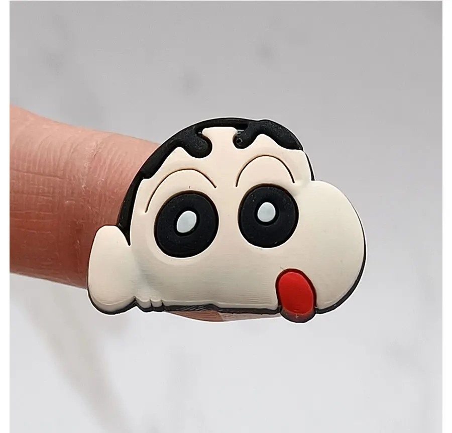 Novelty Design Cartoon With You PVC Shoe Charm Accessories Funny Diy Shoe Buckle Decor Fit Pins Croc Charms JIBZ Kid Party Gift