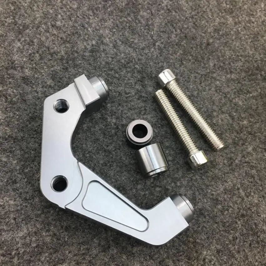 Motorcycle brake caliper adapter code 200/220mm core front fork caliper fixed code electric conversion parts brake pump bracket