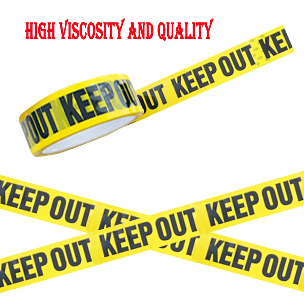 

1/Roll 24mm*25m Warning Tape Danger Caution Fragile Barrier Remind DIY Sticker Work Safety Adhesive Tapes For Mall Store School