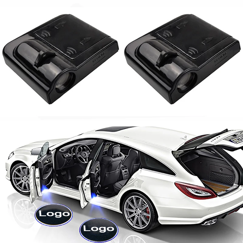 1PCS Wireless Car Door Welcome Logo Light Projector LED Laser Lamp For Porsche Toyota Volkswagen Audi Chevrolet LADA Mazda