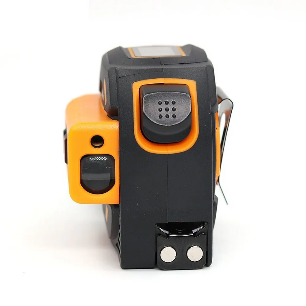 2 In 1 Laser Distance Meter Range Finder 40M 60M Laser Tape Measure Digital Retractable Laser Rangefinder Ruler Survey Tool 5m