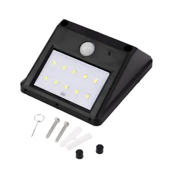 

Super Bright 10-LED Solar Power Motion Sensor Wall Light Outdoor Waterproof Garden Lamp Energy Saving Pathway Light