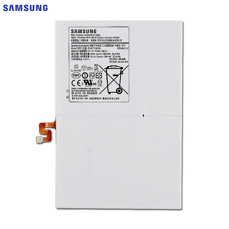 Оригинальная Замена батареи планшета EB-BT725ABU для Samsung Galaxy Tab S5e T720 T725C планшетные батареи 7040mAh