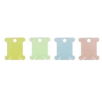 

New Hot Portable String Winder Wire Boards Embroidery Plastic Thread Bobbins Floss Storage Holder Winding Stitch Wound Tool
