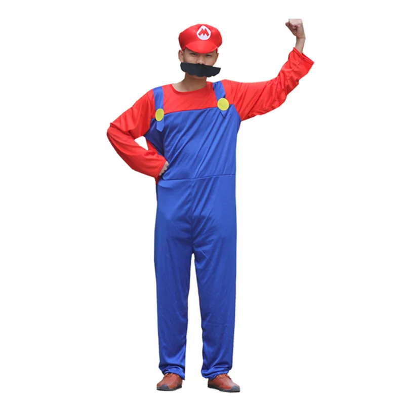 Super Mario Bros. Реквизит для косплея взрослых и детей праздничное платье на Хэллоуин